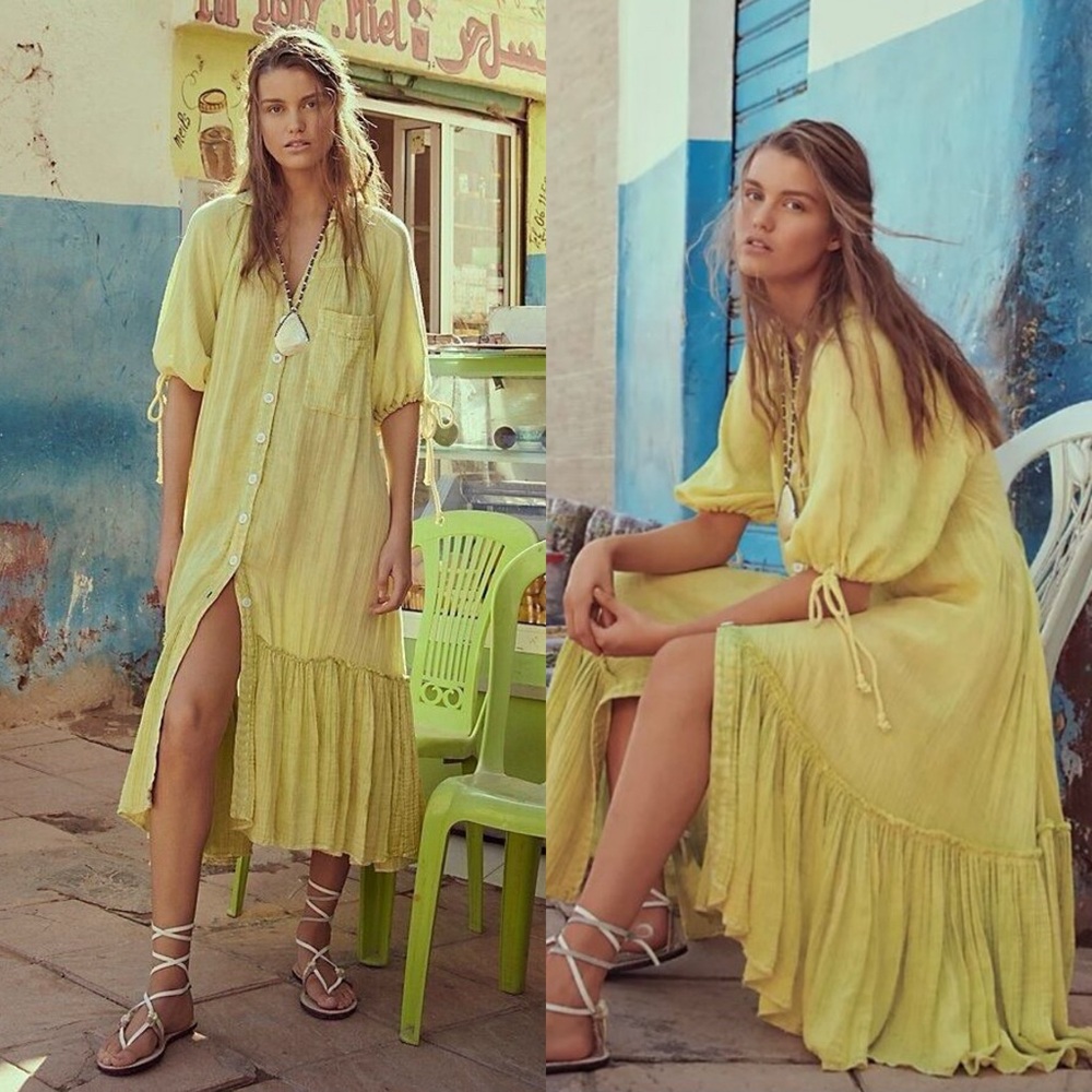 Free People Maya Shirt Dress